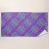 Mandala on Repeat Beach Handtuch (Vorderseite)