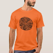Mandala-Orange T-Shirt (Vorderseite)