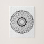 Mandala. Orientalisches Rundmuster Puzzle (Vertikal)