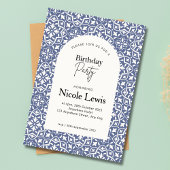 Mandala Ornament & Arabischer Muster Lavendel Einladung