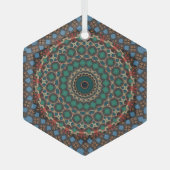 Mandala Ornament Aus Glas (Vorderseite)