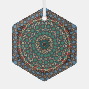Mandala Ornament Aus Glas