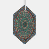 Mandala Ornament Aus Glas (Vorderseite Rechts)