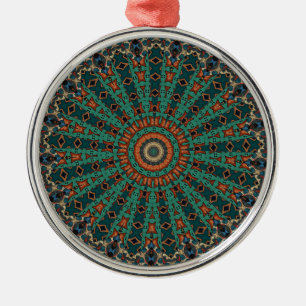 Mandala Ornament Aus Metall
