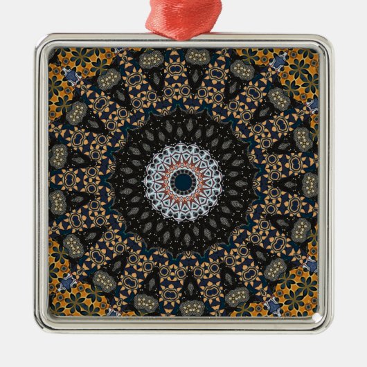 Mandala Ornament Aus Metall (Vorne)