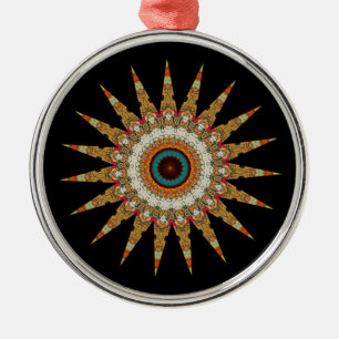 Mandala Ornament Aus Metall