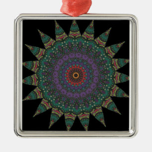 Mandala Ornament Aus Metall