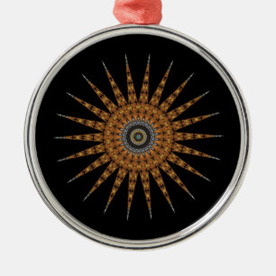 Mandala Ornament Aus Metall