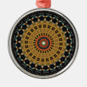 Mandala Ornament Aus Metall