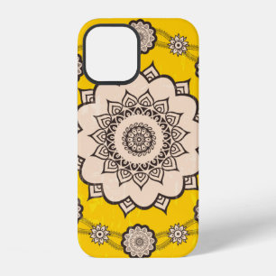Mandala-Ornament-Design, ethnischer Stil iPhone 12 Hülle