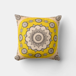 Mandala Ornamental: Ethnic Style Design. Kissen