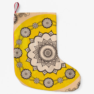 Mandala Ornamental: Ethnic Style Design. Kleiner Weihnachtsstrumpf