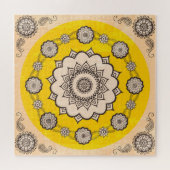 Mandala Ornamental: Ethnic Style Design. Puzzle (Horizontal)