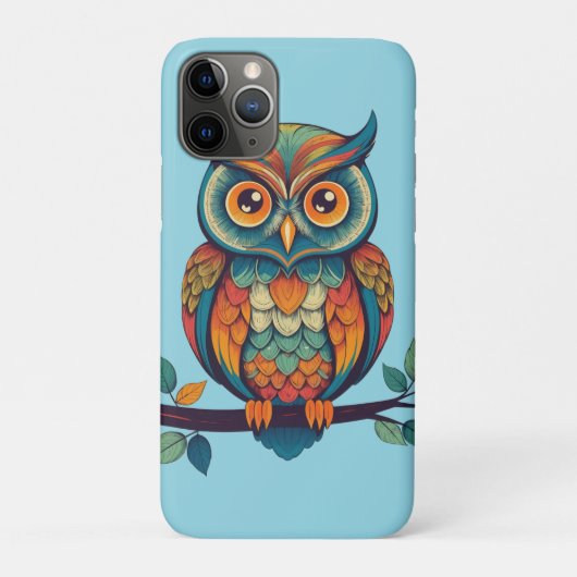 Mandala Owl Case-Mate iPhone Hülle (Rückseite)