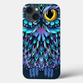 Mandala Owl iPhone Case (Rückseite)