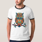 Mandala Owl T-Shirt (Vorderseite)
