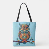 Mandala Owl Tasche (Rückseite)