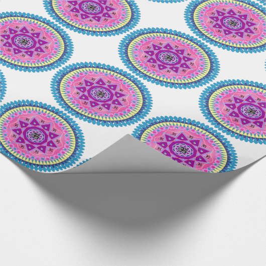 Mandala-Packpapier Geschenkpapier (Ecke)