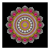 Mandala Paisley Epic Design Poster (Vorderseite)