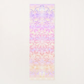 Mandala Pale Pink & Orange Yogamatte (Rückseite)