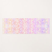 Mandala Pale Pink & Orange Yogamatte (Vorderseite (Horizontal))
