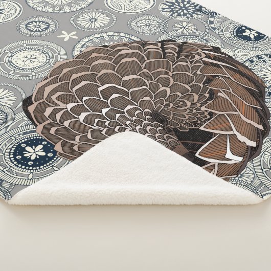 Mandala-Pangolin Sherpadecke (3/4)