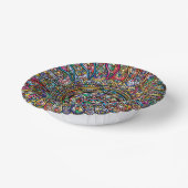 Mandala Paper Bowl Pappteller (Gewinkelt)