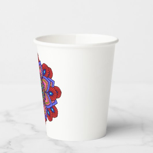 Mandala paper cup pappbecher (Links)