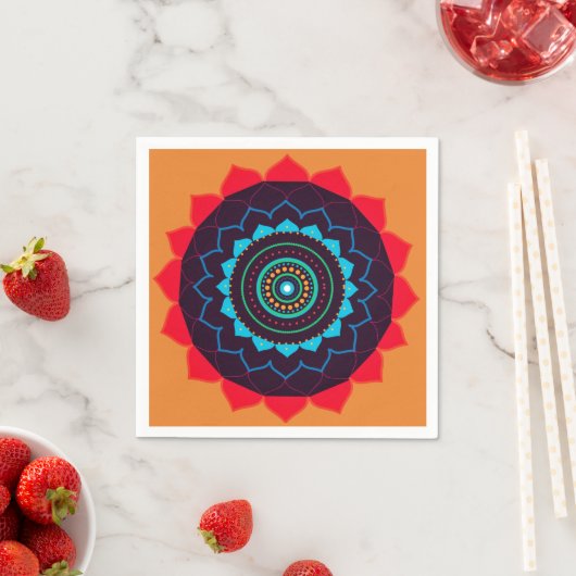Mandala Paper Napkin Serviette (Beispiel)