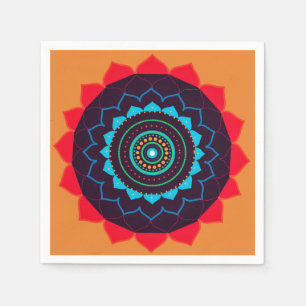 Mandala Paper Napkin Serviette