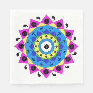 Mandala Paper Napkin Serviette