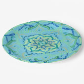 Mandala Paper Tellers Pappteller (Schrägansicht)