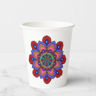Mandala-Papierbecher Pappbecher