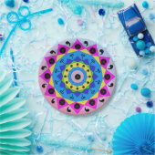 Mandala Papierplatte Pappteller (Party)