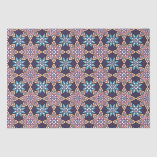 Mandala-Papiertaschentuch Seidenpapier (Vorderseite)