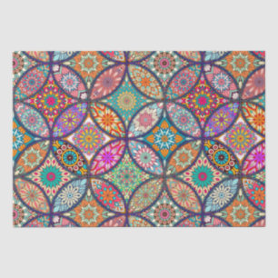Mandala-Papiertaschentuch Seidenpapier