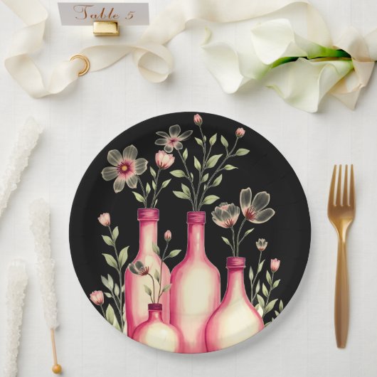 Mandala-Papierteller Gold Pappteller (Hochzeit)