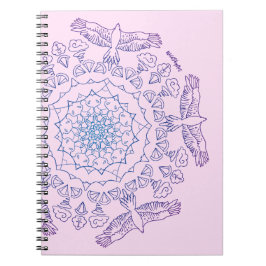 Mandala Paragliding Notebook Notizblock