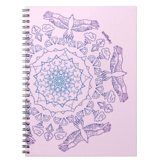 Mandala Paragliding Notebook Notizblock