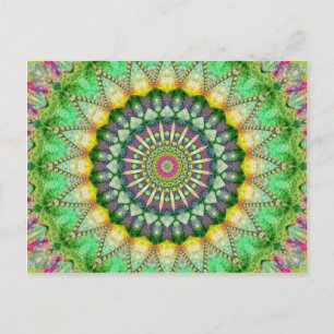 Mandala Patchwork Nr.1 erstellt von Tutti Postkarte