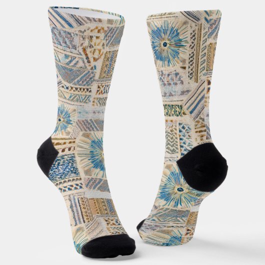 Mandala Patchwork Socks Socken (Gewinkelt)
