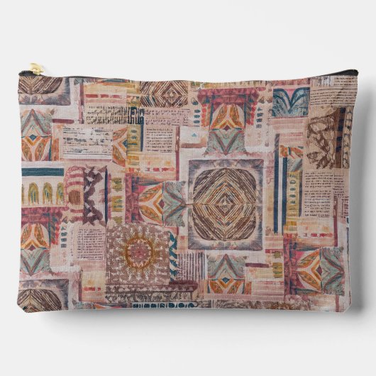 Mandala Patchwork Zippered Pouch Zubehörtasche (Vorderseite)