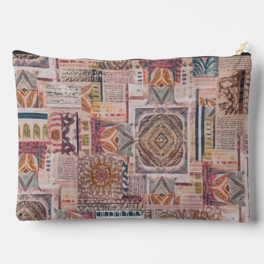 Mandala Patchwork Zippered Pouch Zubehörtasche (Rückseite)