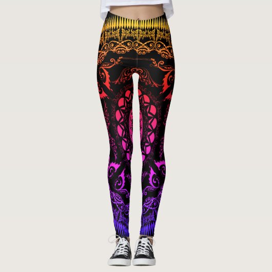 Mandala Patern Leggings (Vorderseite)