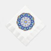 Mandala Pattern 01 Napkin Serviette (Ecke)