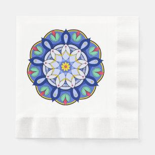 Mandala Pattern 01 Napkin Serviette