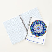 Mandala Pattern 01 Notebook Notizblock (Innenseite)