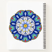 Mandala Pattern 01 Notebook Notizblock (Rückseite)