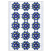 Mandala Pattern 02 in dark blue Tischdecke (Vorderseite)