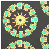 Mandala Pattern 110714(03) Stoff (Nahaufnahme)